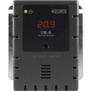 Macurco OX-6 Gas Detector,  Oxygen O2 (Low Voltage) Fixed Gas Detector, Controller Transducer