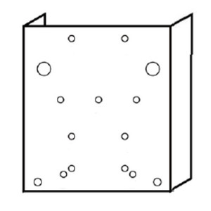 Shimpo UNI-PLATE Mounting Plate for MF and Javelin Gauges