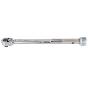 Tohnichi  QL50N-MH Torque Wrench  Ratchet Head Type Adjustable Torque Wrench with Metal Handle, 10-50, 0.5N.m, 3/8" Square Drive