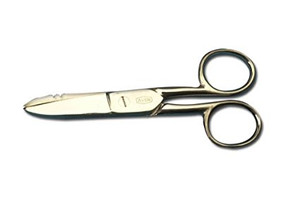 Aven 11012 Electrician Scissor with Two Notches, 5" Length, For 19 AWG and 23...