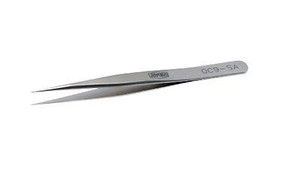 Aven 18032USA Pattern OO Straight Thick Flat Strong Precision Tweezer, Stainl...