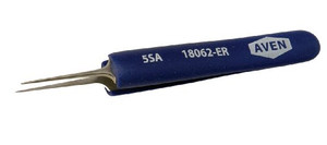 Aven 18062-ER Pattern 5 Comfort Grip Precision Tweezer, Stainless Steel, 4-1/...