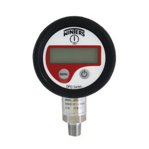 Winters DPG SERIES, 2.5" DIAL, 0/160 PSI, ABS CASE, RUBBER BOOT, 1/4" NPT LM  DPG215