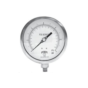 Winters 300 SERIES 4.5" 0-200 PSI/KPA 1/4 SS BTM  P3S6038