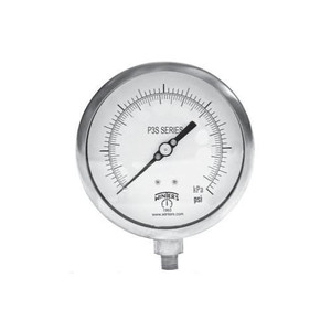 Winters 300 SERIES 4.5" 0-5000PSI/KPA 1/2 SS BTM  P3S6046