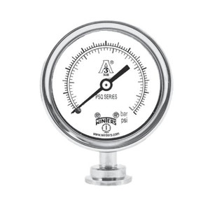 Winters 3A  4" DIAL 1.5" BTM SEAL, 30/0/150 PSI/BAR  PSQ151025