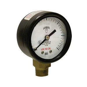 Winters 2" COMPRESSED GAS GAUGE, 0-100 PSI, 1/4" BTM  PCG9022