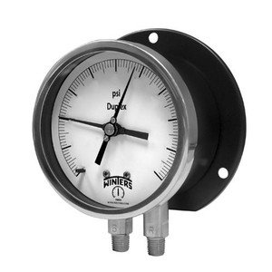 Winters 4.5" BRASS DUPLEX 0-600 PSI 1/4" NPT  PDX8018