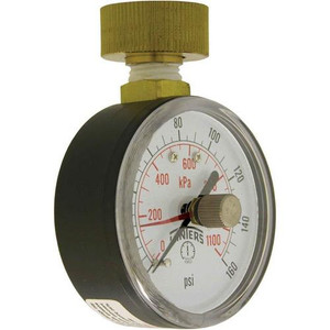 Winters WATER TEST GAUGE/MAX PTR 0-160 PSI/KPA  PETM213