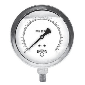 Winters PFH SERIES 4" 30" HG VAC BRASS 1/4" BTM 1.5% ACC  PFH700R1