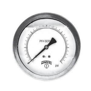 Winters PFH SERIES 4" 0/1,500 PSI BRASS 1/4" CB 1.5% ACC  PFH241R1