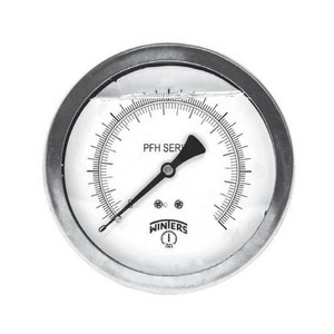 Winters PFH SERIES 4" 30" HG VAC/KPA BRASS 1/2" CB 1.5% ACC  PFH1285