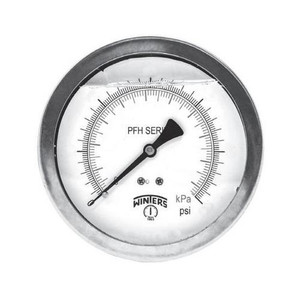 Winters PFH SERIES 4" 30/0/60 PSI/KPA BRASS 1/2" CB 1.5% ACC  PFH1288