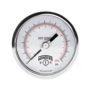 Winters FILLED/SS 2.5" 30"/0/200 PSI/KPA 1/4" BACK  PFP876