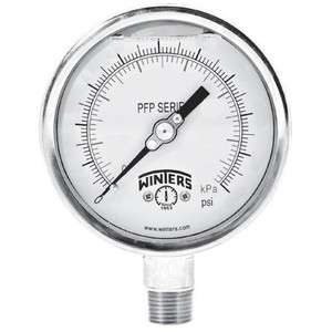 Winters PFP SERIES 4.5" 0/2000 PSI/KPA SS 1/4" BTM 1% ACC  PFP719