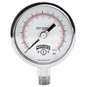 Winters PFP SERIES 4.5" 0/10000 PSI/KPA SS 1/2" BTM 1% ACC  PFP773