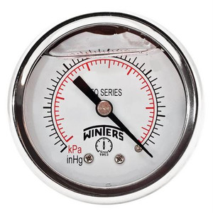 Winters FILLED/BR 2" X 1/8" NPT BACK 0/400 PSI/KPA  PFQ2441