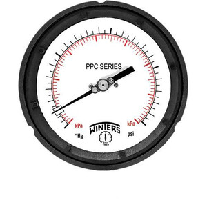 Winters PROCESS 0-15 PSI/KPA 1/4" BACK BRASS  PPC5281