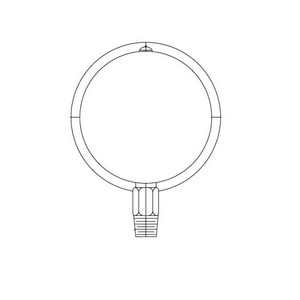 Winters SS 6" SAFETY 0/20000 PSI/KPA 1/2" BTM  PSC4923