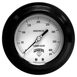 Winters TURBINE GAUGE 0/400 PSI  PTB4106GE