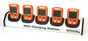 Gas Clip MGC Charging Station - 5 bay charge station (use with MGC IR & Pellistor)  MGC-CHARGING-STATION