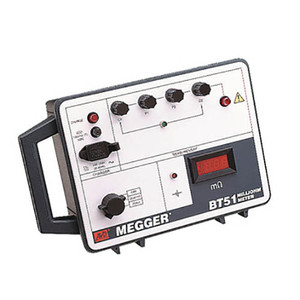 Megger BT51/120 Low Resistance Ohmmeter, 120 V, 2000- and 20-Milliohm Ranges