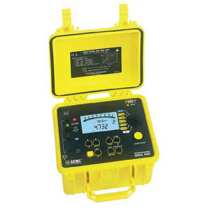 AEMC Megohmmeter Model 5060 (Digital, Analog Bargraph, Backlight, Alarm, Timer, 500V, 1000V, 2500V, 5000V, Auto DAR/PI/DD, RS232 w/DataView ®  Software)