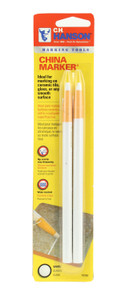C.H. Hanson White China Marker - 2 Count Carded