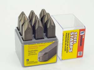 C.H. Hanson 29250 1/4" Stainless Steel Number Set