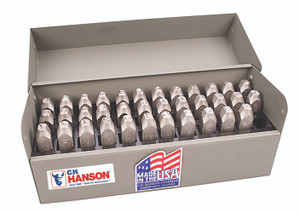 C.H. Hanson 29375 3/8" Stainless Steel Ltr & Number Set