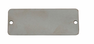 C.H. Hanson 41318 Rec Tag-Stainless Steel,Rnd Crn,1-1/2"x3", 100pk
