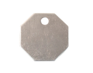 C.H. Hanson 41516 Oct Tag-Aluminum,1-1/64", 100pk
