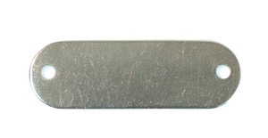 C.H. Hanson 43108 Rec Tag-316 Stainless Steel,Rnd End,3/4"x3-1/8" 10pk