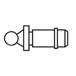 Mahr 4502644 844 Tk Ball Anvil - 2.284mm, L=4.8mm, Carbide (2 Req'd)