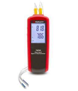 Triplett TMP60 Dual Input Type K/J Thermometer