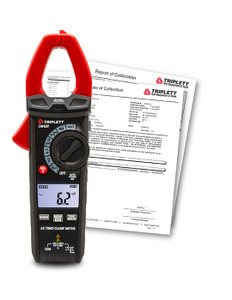 Triplett CM400-NIST 400A AC True RMS Clamp Meter with Certificate of Traceability to N.I.S.T.