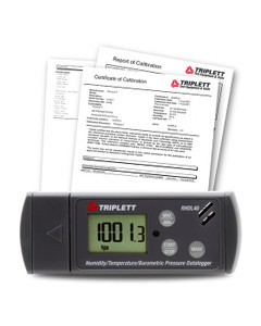 Triplett RHDL40-NIST Temperature/ Humidity/Barometric Pressure PDF Datalogger with Certificate of Traceability to N.I.S.T.