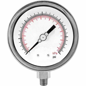 WINTER PFP1063ZR SS 6" 0-160 PSI/KPA 1/4" NPT BTTM WITH STABILIZR?