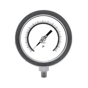 WINTER PTG6005 PTG SERIES 6" 0/200 PSI BRASS 1/4" BTM 0.25% ACC