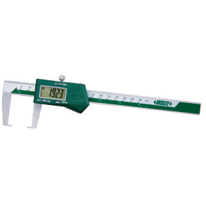 Insize 1187-200A Electronic Outside Neck Caliper, 0-8"/0-200Mm, Graduation .0005"/0.01Mm