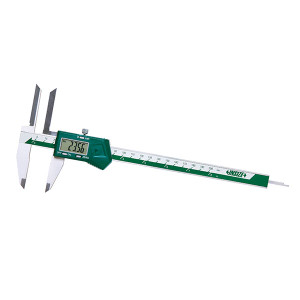 Insize 1138-200Wl Electronic Caliper With Long Upper Jaws, 0-8"/0-200Mm, Graduation .0005"/0.01Mm, Built-In Wireless