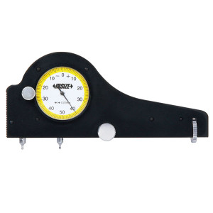 Insize 2234-4E Thread Pitch Measuring Instrument, 0.5-4"/12.7-101.6Mm,  Dial Indicator Graduation .0005"