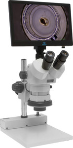 Aven SPZV-50E-514-260 - EIDOS SYSTEM CONSISTING OF SPZV-50E TRINOCULAR MICROSCOPE, EIDOS CAMERA WITH INTEGRATED 11.6" MONITOR AND STAND PLED