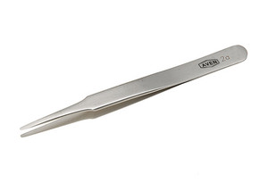 Aven 18049-CS - TWEEZERS 2A-CS NICKEL CHROME PLATED