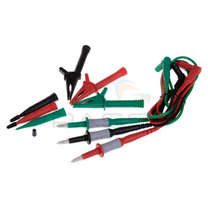 Megger 1007-155 Test Lead Set Silicon Red/Black/Green 9.5 Plug