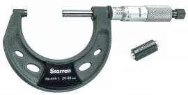 Starrett 444.1MXRL-50 Outside Micrometer, 25 to 50mm