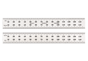 Starrett C637-150 STEEL RULE- SPRING-TEMPERED- 150mm- #37 GRADS