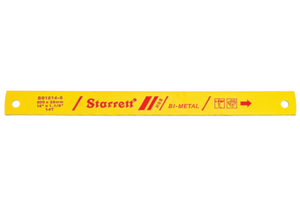 Starrett BS1214-5 BI-METAL, HIGH SPEED STEEL, POWER HACKSAW BLADE, 12" X 1-1/8" X .050" - 300MM X 28MM X 1.25MM, 14 TPI, 8.5MM PINHOLE DIAMETER