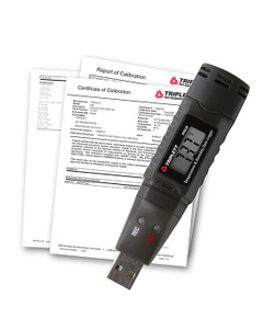 Temperature and Humidity Datalogger with Cert. of Traceability to NIST