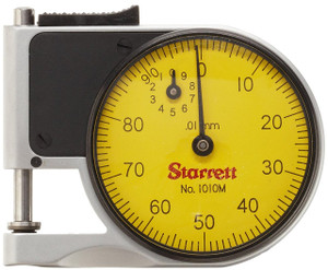 Starrett 1010MZ DIAL INDICATOR POCKET GAGE- 0-9mm